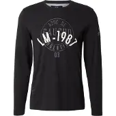 La Martina T-Shirt gris foncé / noir / blanc