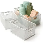 Relaxdays Lot 3 paniers de rangement (36.50 cm, 3x)
