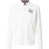 La Martina T-Shirt marron / blanc cassé