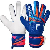 Reusch Attrakt Solid Goalkeeper Gloves Bleu 8