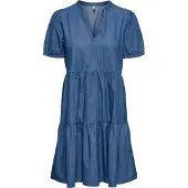 ONLY Robe 'ONLNOVA AZURE' bleu denim