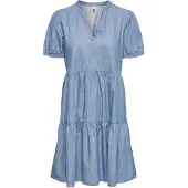 ONLY Robe 'ONLNOVA AZURE' bleu clair