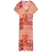 Vero Moda Robe 'VMMENNY' homard / bordeaux / melon