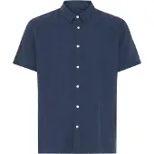 !Solid Chemise ' SDIain ' bleu foncé