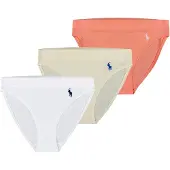 Ralph Lauren Slip ' Club Cotton ' crème / orange / blanc