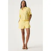 Garcia femme Short, XL, Jaune