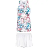 Emporio Armani pour femme. 7W000894_AF21681 Robe Tennis Pro blanche (XXL), Sport, Polyester, Sans manches / bretelles