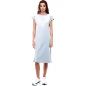 Emporio Armani pour femme. 7W000957_AF12484 Robe logo bleu (L), Casuel, Coton, Manche courte