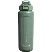 Stanley The Legendary Wellspring Bottle 24oz, Hammertone Green 10-13111-0113 bouteille thermos avec bouchon à rabat, 700 ml