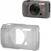 JJC Étui en silicone pour appareil photo SCC TG7, Housse pour appareil photo, Gris