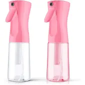 Vendos85 Pack de 2 vaporisateurs brume ultra-fine 200 ml Rose