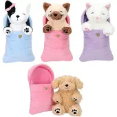 TOPModel Dogs Or Cats In Sleeping Bag (0413146) Teddy Multicolore Enfants