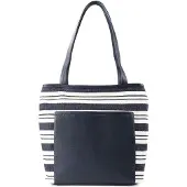 Tom Tailor Cabas 'Elodie' bleu foncé / blanc