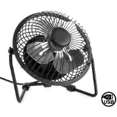 Autre Mini ventilateur USB noir métal