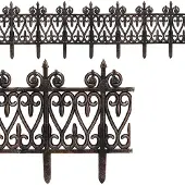 Deuba Set Bordure de jardin, rebord de jardin - Aspect laiton 2x 6 = 3,8m pelouse