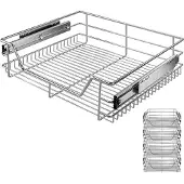 Casaria 4x Tiroir téléscopique rangement pour meuble de 60cm