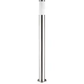 Monzana Lampadaire moderne Ivy argent en acier inoxydable