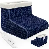 Monzana Chauffe-pieds électrique bleu 100W