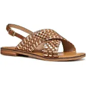 Geox Maddalusiac D65ymn0kfky Sandals Marron EU 39 1/2 Femme