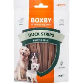 Boxby Duck Strips (canard) pour chien 90 g