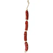 Trixie Chaîne à saucisses en vinyle avec corde 75cm chien