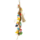 Trixie Jouet en bois pour oiseaux avec balles en osier 56cm
