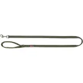Trixie Hondenriem Premium Olijfgroen - 120X1 Cm (XS, Chien, Général)
