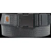 Carhartt Hommes, Ceinture, Nylon-Gürtel Kies, Gris