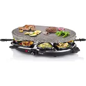 Princess Appareil à raclette 8 personnes 1200w + pierre à griller - - 162720-01-001 -