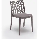 BICA Chaise de bar-jardin-restaurant moderne empilable Matrix
