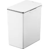 EKO Poubelle avec couvercle rabattable Morandi Touch Bin 20 l blanc
