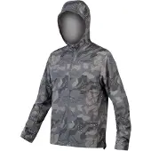Endura Hummvee WP Shell Jacket E9171 - hommes, avec capuche, gris camouflage - Taille M