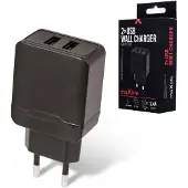 MaXlife Adaptateur 2xUSB 230V/5V 2,4A noir MXTC-02