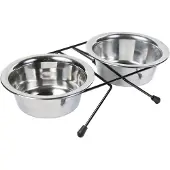 Trixie Support avec gamelles 2x0.45L