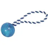 Nobby Balle Pour Chien Tpr Avec Corde Nobby Pet