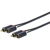 VivoLink PRORCARCA10 câble audio 10 m 2 x RCA Noir