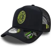 New Era A-Frame Trucker Cap - Ac Milan Navy