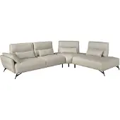 ANGEL CERDA SL Angel Cerdá Canapé-lit droit en cuir couleur sable 6213