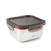 Lacor Récipient Alimentaire Carré Ecoinox Micro-Ondes -1500ml 18,5x18,5cm