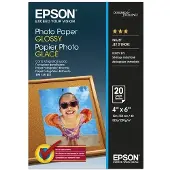 Epson - Brillant - 102 x 152 mm - 200 g/m² - 20 feuille(s) papier photo - pour EcoTank ET-2850, 2851, 2856, 4850; EcoTank Photo ET-8500; EcoTank Pro ET-5800