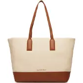 Valentino Cabas 'Sac Cabas Atena Marron Femme Naturale/Cuoio' marron