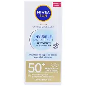 Nivea Sun Face Invisible Daily Fluid Spf 50+ 40 ml Crème