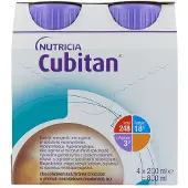 Nutricia Cubitan Goût Chocolat 4x200 ml Nourriture Liquide