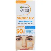 Garnier Ambre Solaire Fluide Hydratant Visage Super UV Acide Hyaluronique SPF 50+ 40ml
