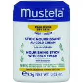 Mustela Hydra-Stick au Cold Cream Nutri-Protecteur Peau Sèche 10 g Stick(S)