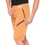 100% Hommes, Pantalon de cyclisme, Airmatic short de bike hommes (M), Marron