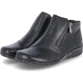 Rieker Boots 'Stiefel Damen L466301 Kunststoff (Synthetik) in schwarz' gris