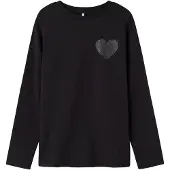 Name it T-shirt enfant NKFOLALLA  filles - Noir - 7 ans