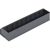 Alutec Boîte de rangement foncé 500x91x81 mm
