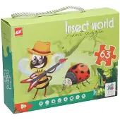 Nobrand Puzzle Insect World, 63 pièces.